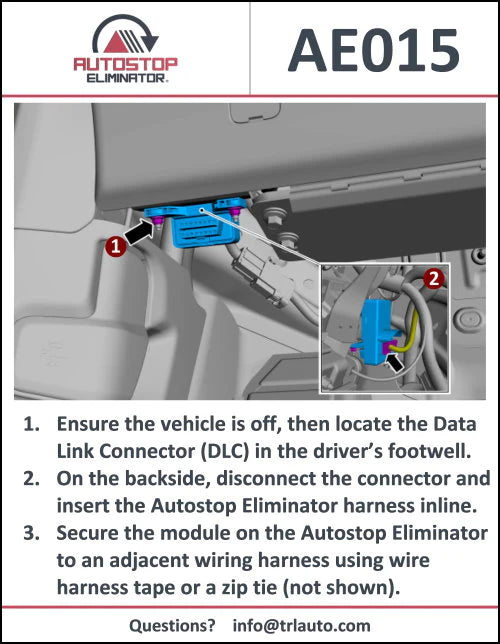 2018-2022 Ford EcoSport Autostop Eliminator