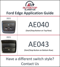 Load image into Gallery viewer, Autostop Eliminator for the Ford Edge will permanently disable the stop-start feature on model years 2021 - 2022.