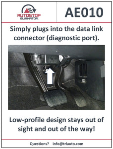 Ford Eliminators are available for models of F-150 made in 2015, 2016 ,2017, 2018, 2019, & 2020 to disable auto stop feature.