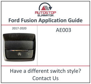 Autostop Eliminator for the Ford Fusion will permanently disable the start stop feature on model years 2017 - 2020.